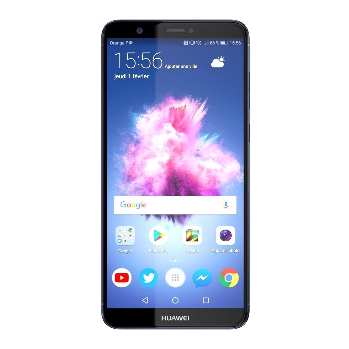 Huawei P smart Blue 3D model_2