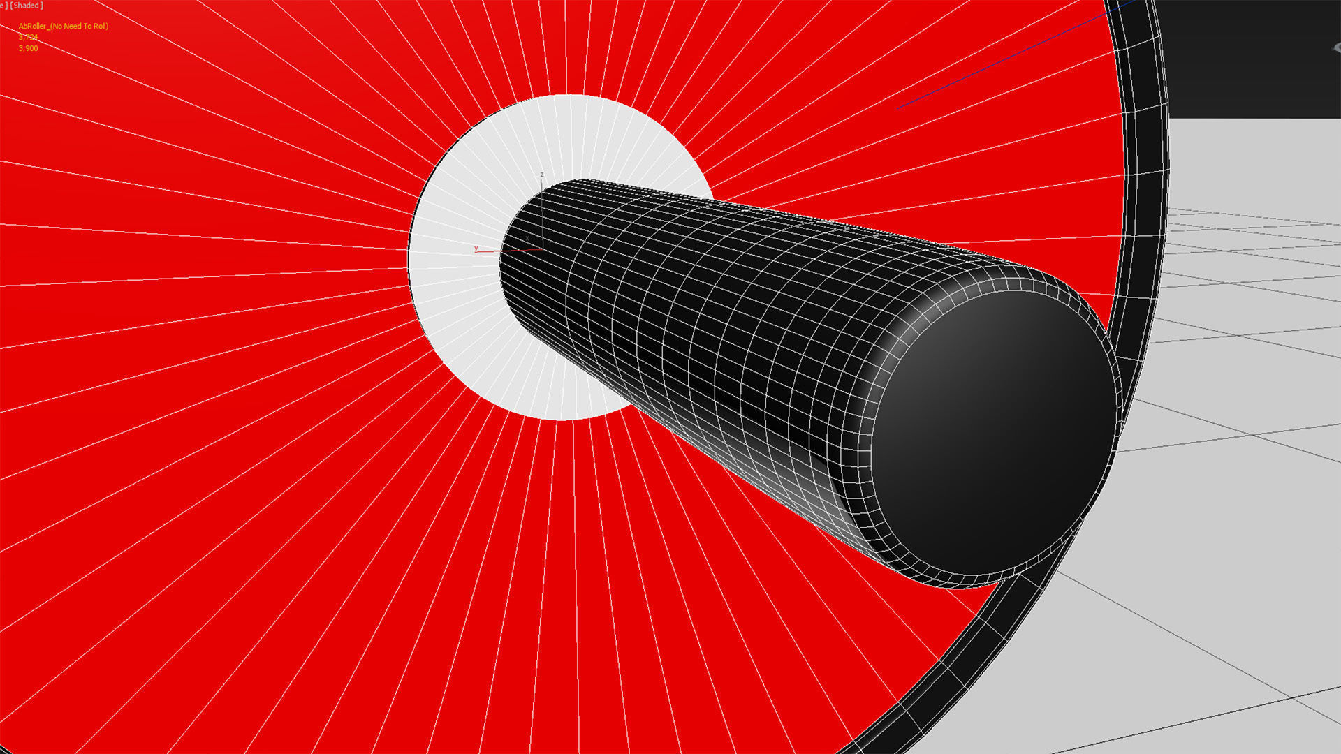 Ab Roller - Gym equipment Low-poly 3D model_3