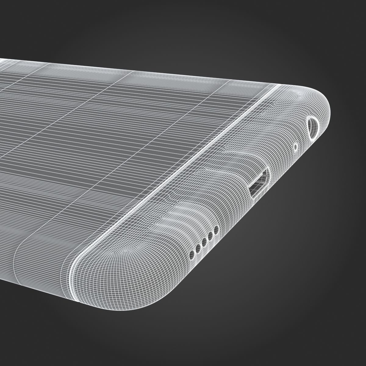 Huawei P smart Gold 3D model_18