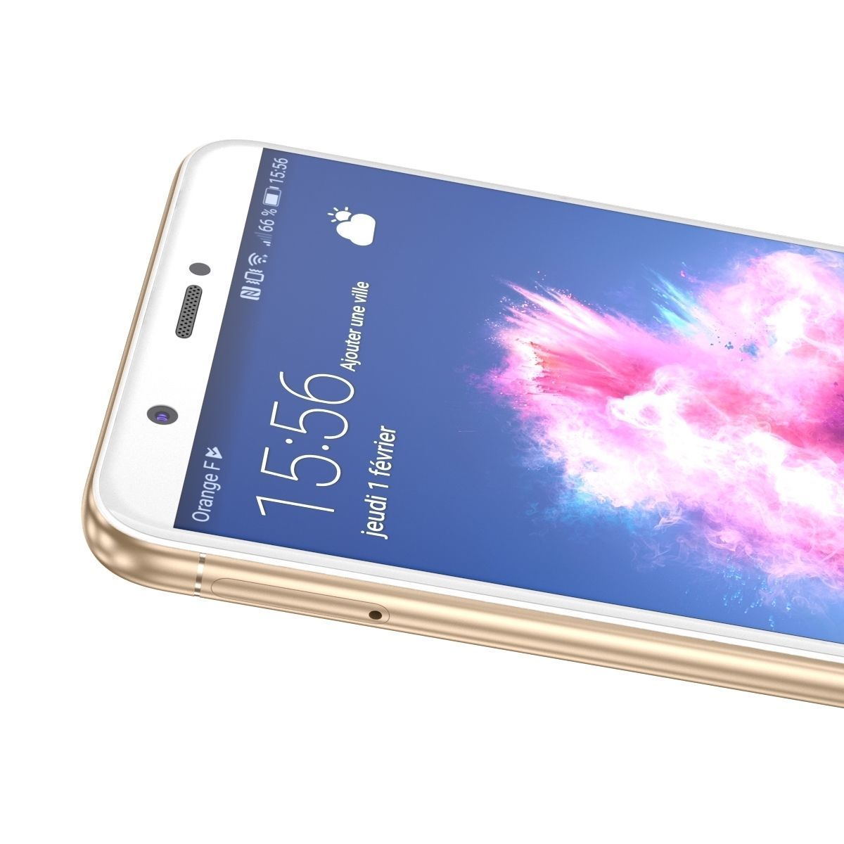 Huawei P smart Gold 3D model_9