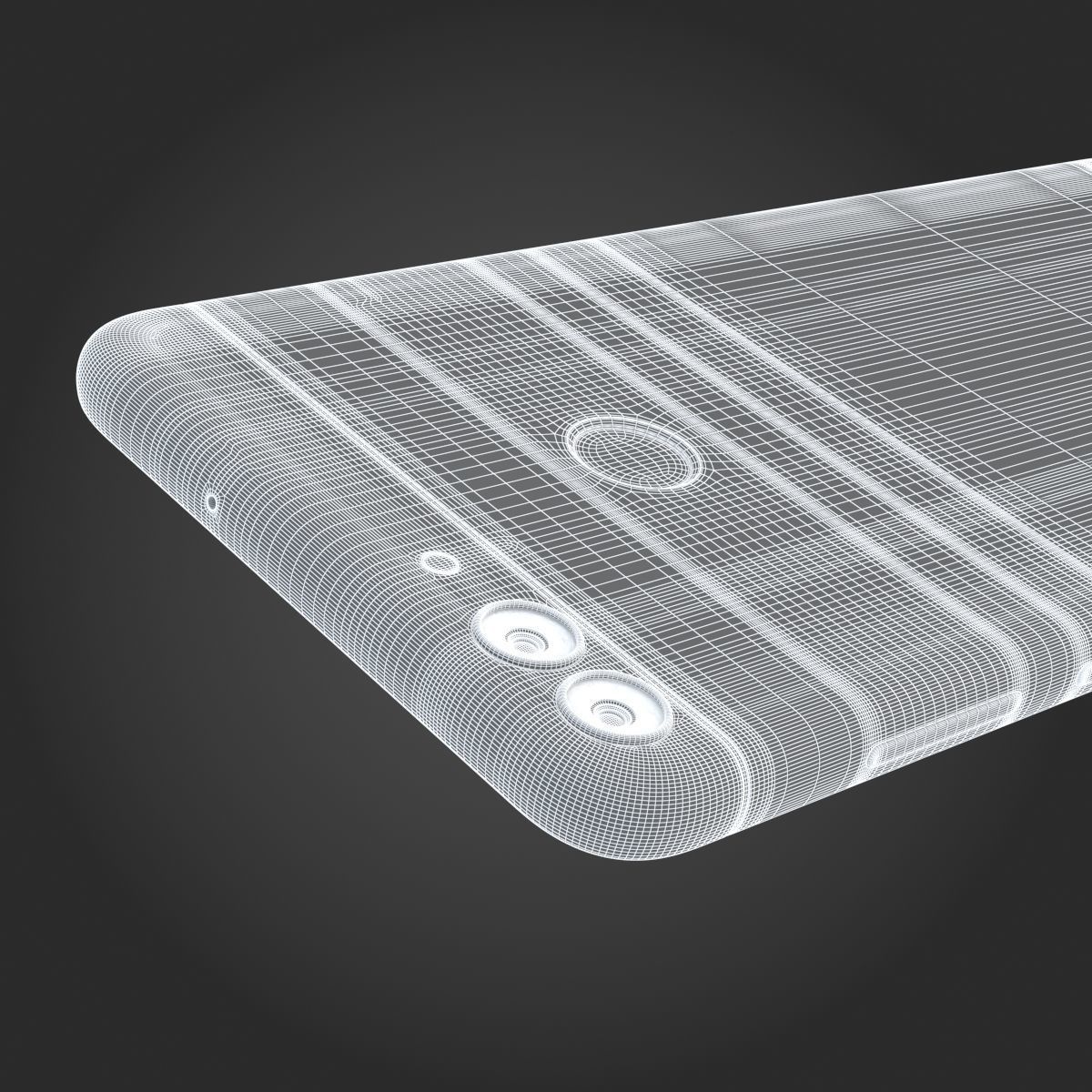 Huawei P smart Gold 3D model_19