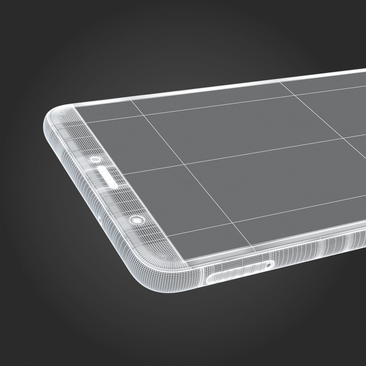 Huawei P smart Gold 3D model_16