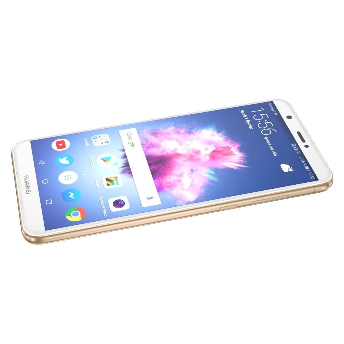 Huawei P smart Gold 3D model_5