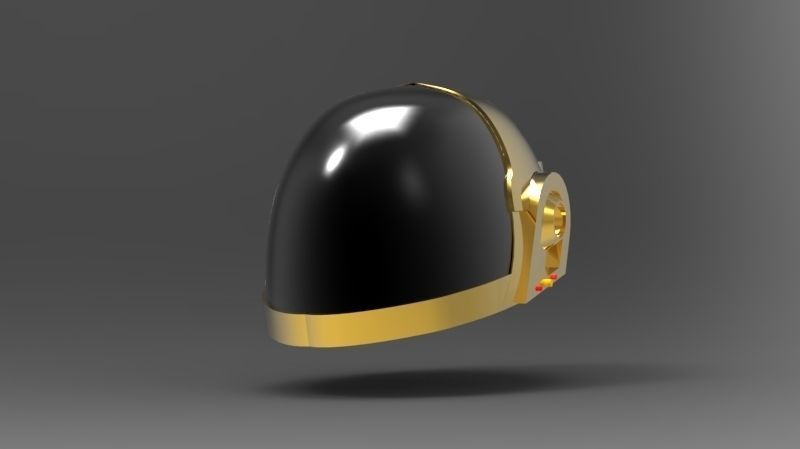 Daft punk helmet Free 3D model_2