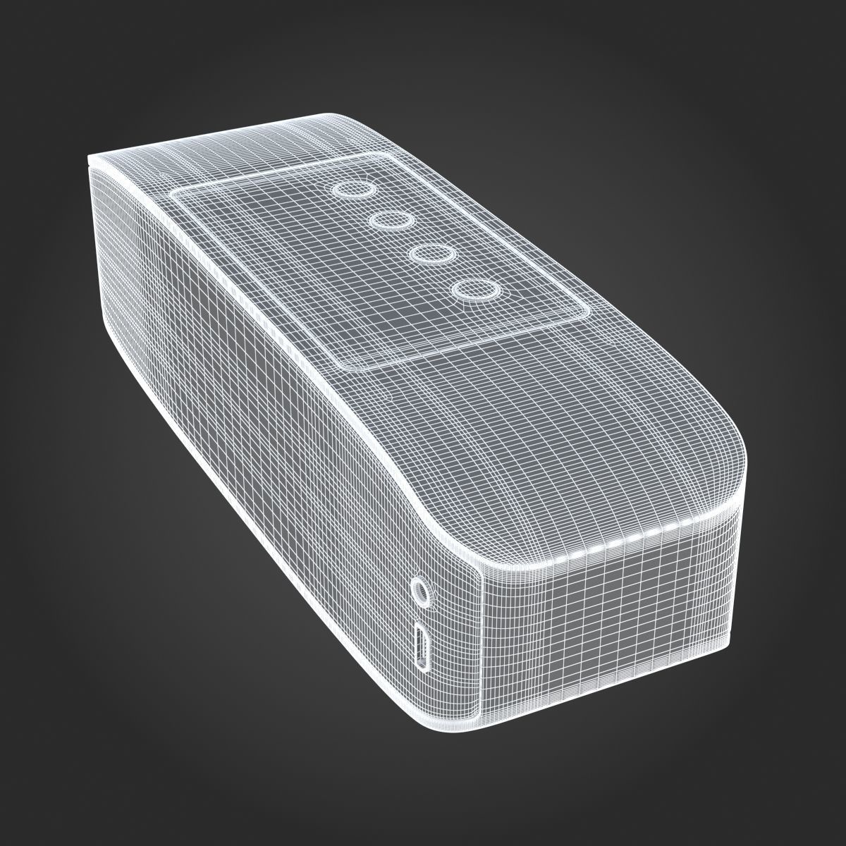 Samsung Level Box Pro Wireless Bluetooth Speaker Black 3D model_16