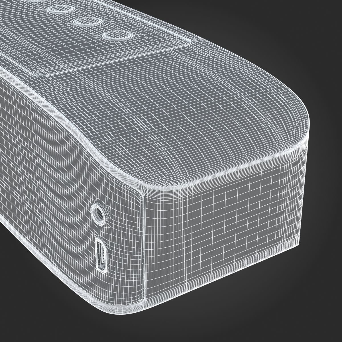 Samsung Level Box Pro Wireless Bluetooth Speaker Black 3D model_20