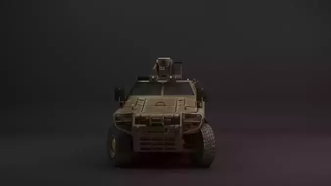 otokar cobra2 Low-poly 3D model