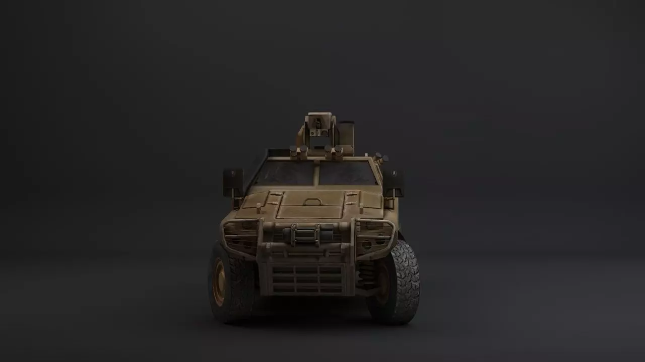 otokar cobra2 Low-poly 3D model