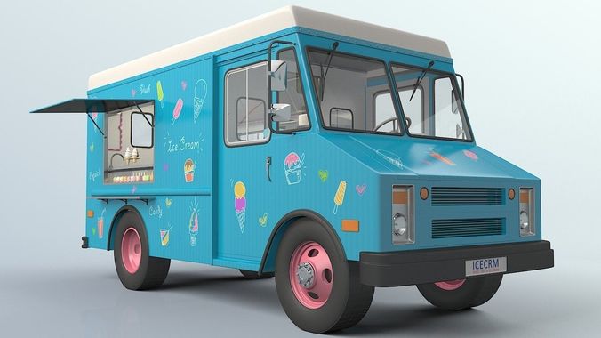 Ice Cream Truck 3D model