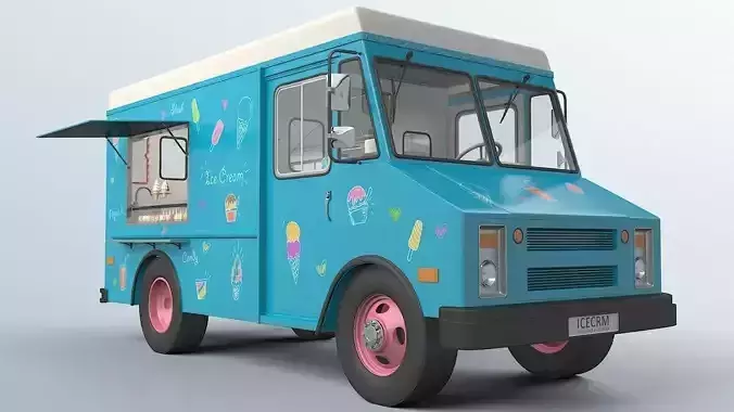 Ice Cream Truck 3D model