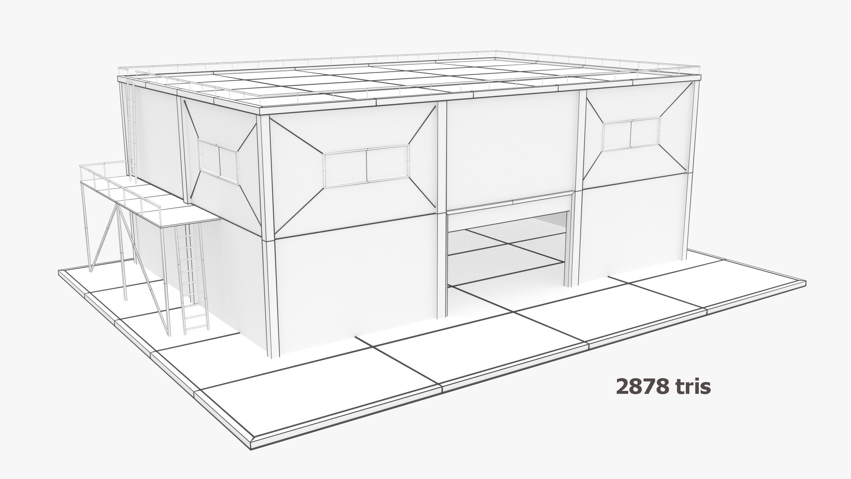 Warehouse Collection - Pack Low-poly 3D model_10