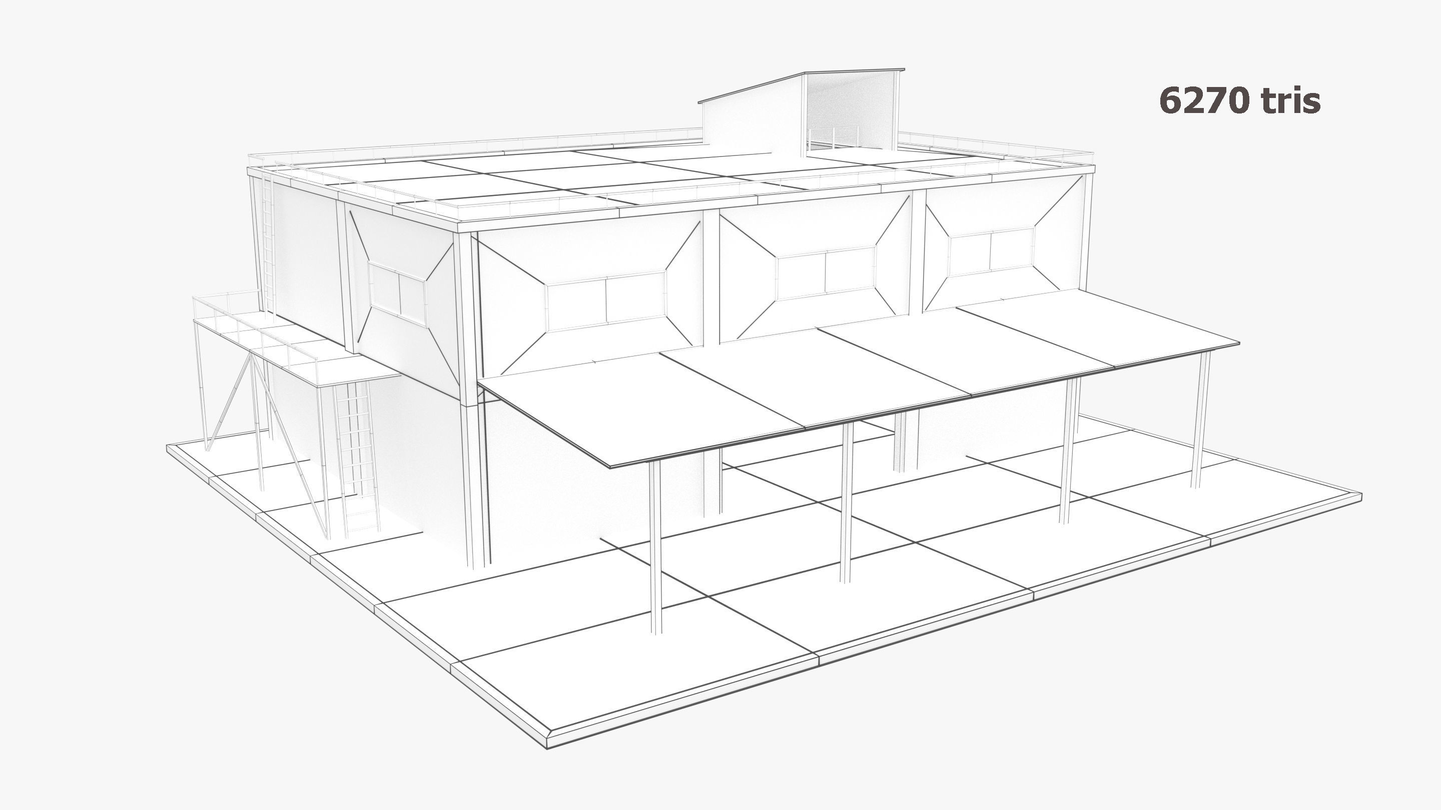 Warehouse Collection - Pack Low-poly 3D model_2