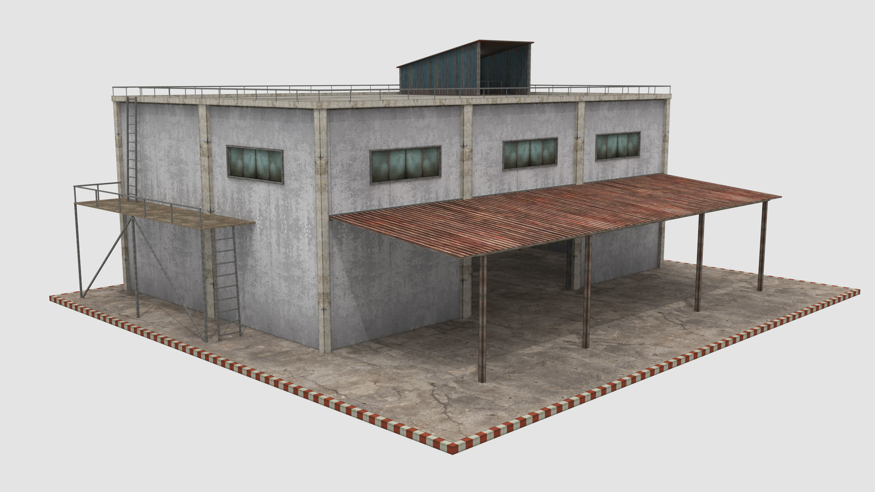 Warehouse Collection - Pack Low-poly 3D model_1
