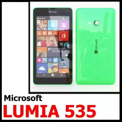 Microsoft Lumia 535 Green 3D model