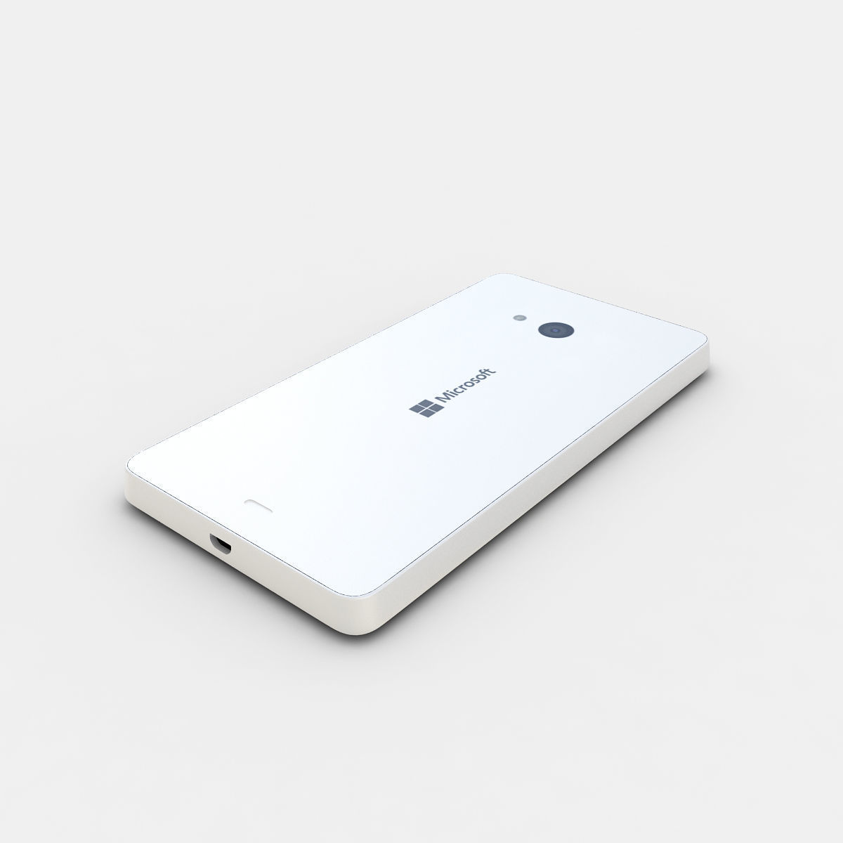 Microsoft Lumia 540 Dual SIM White 3D model_8