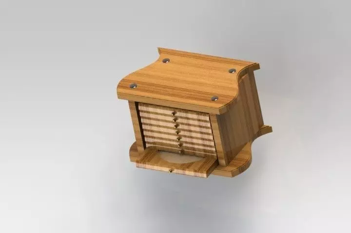 Cup holder set Free 3D model_0