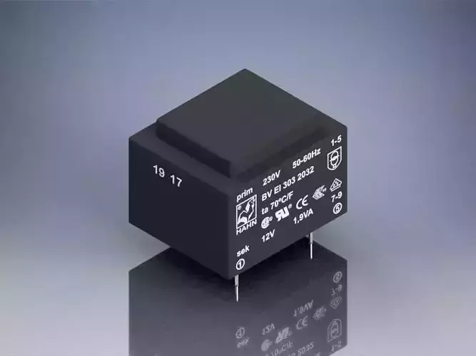 PCB Transformer HAHN  3D model