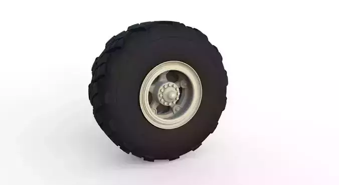 Low pressure truck wheel Free 3D model