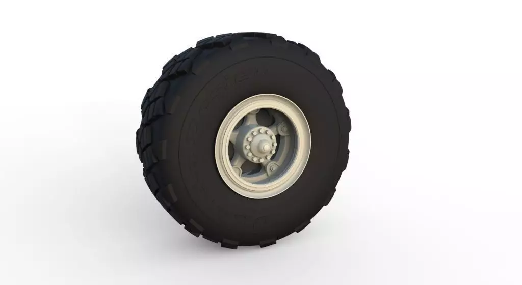 Low pressure truck wheel Free 3D model