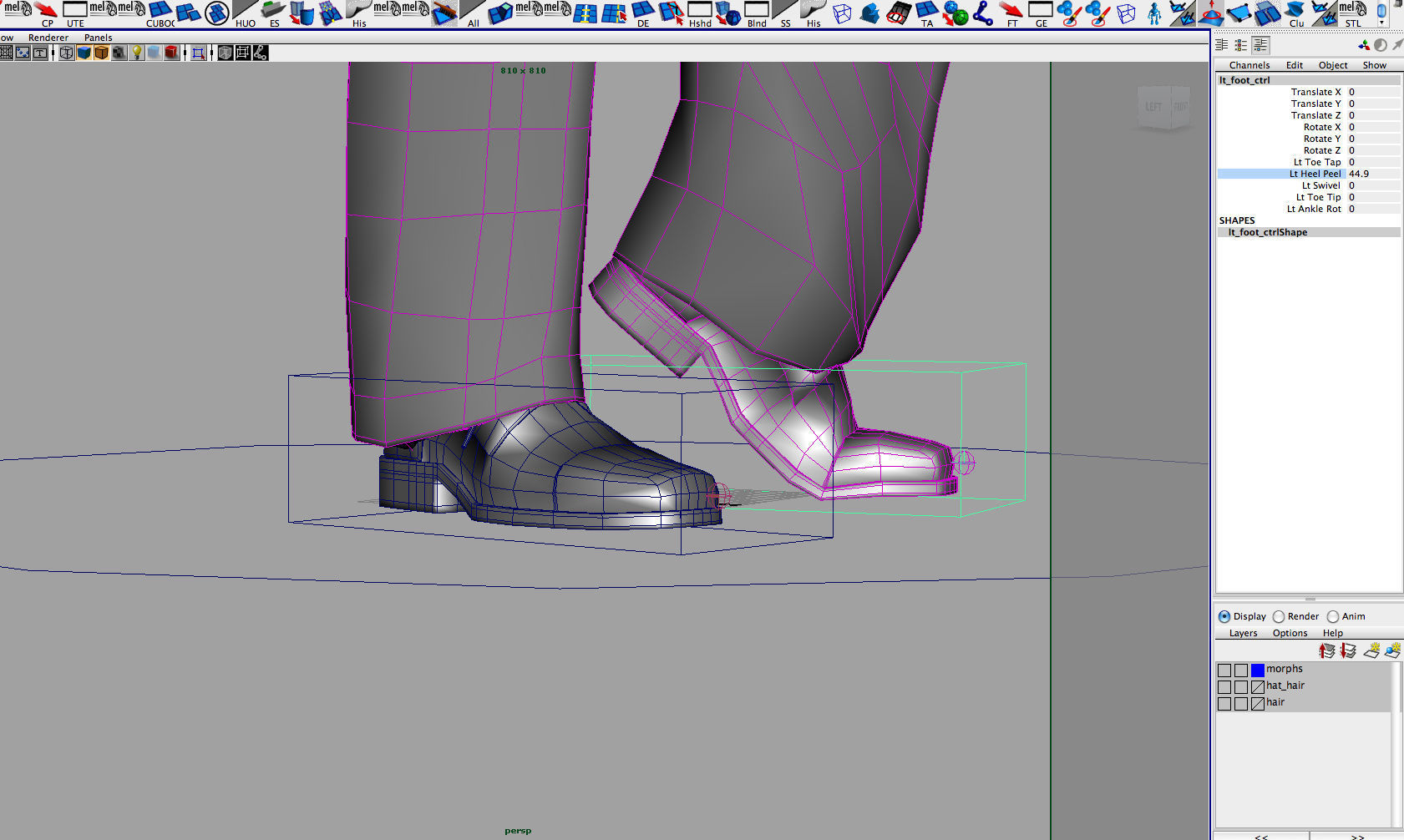 Gangster 3D Model man in suit and hat 3D model_22