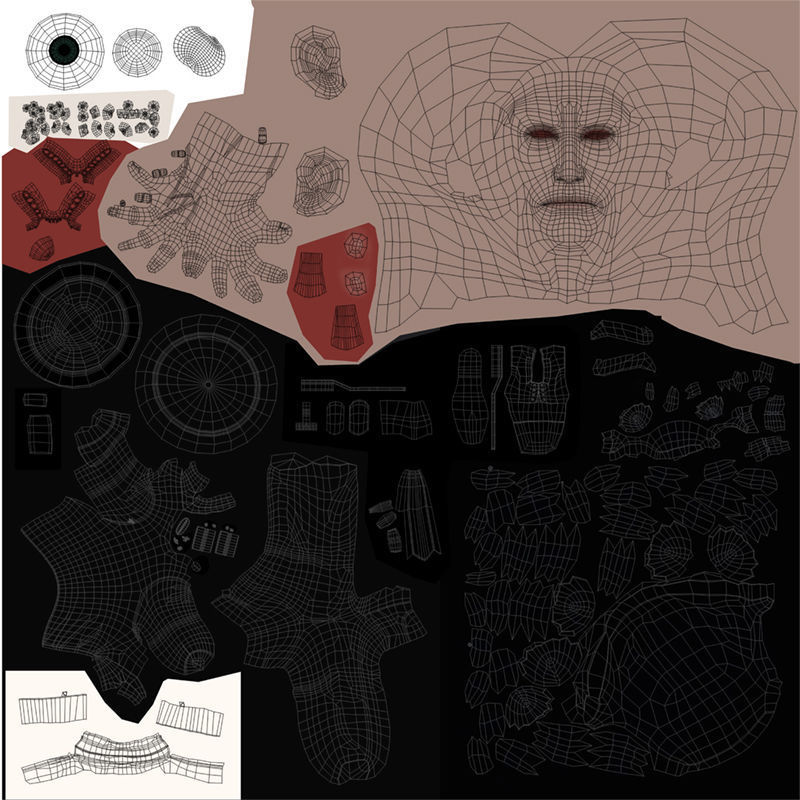 Gangster 3D Model man in suit and hat 3D model_34