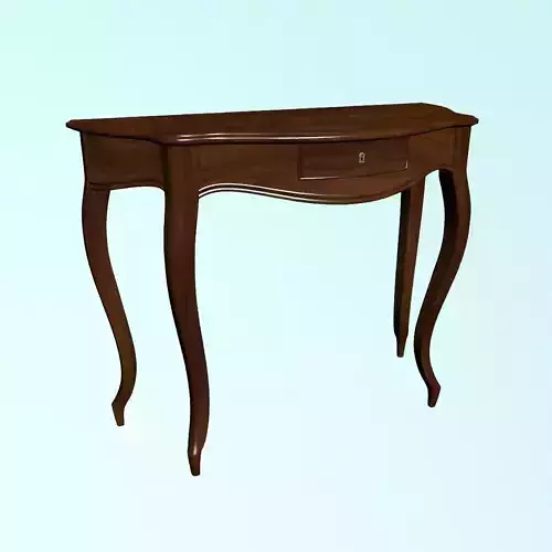 Coffee table made of walnut