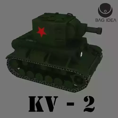 KV - 2 russian tank