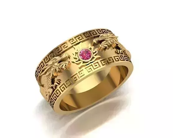 ring two dragon 3D print model