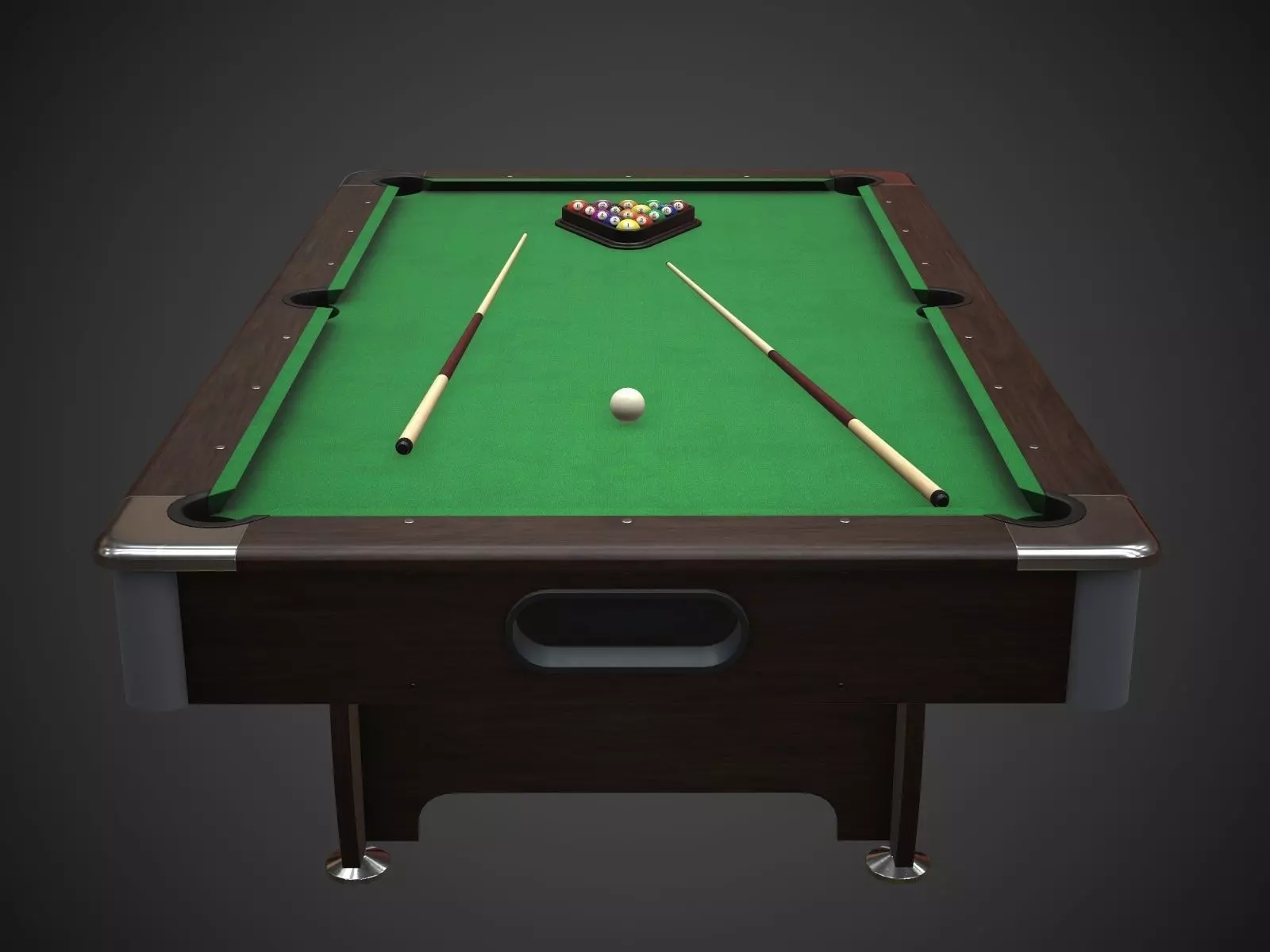 Pool Table Jalano Low-poly 3D model_0