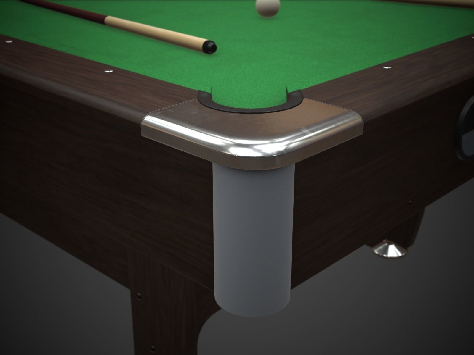 Pool Table Jalano Low-poly 3D model_20