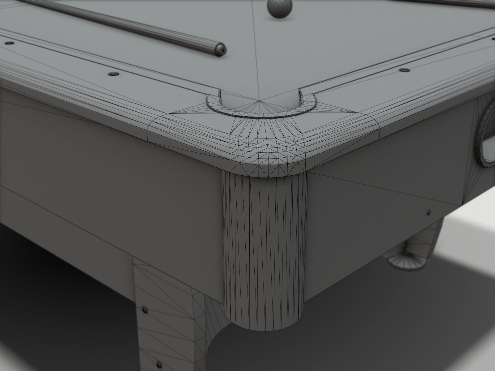 Pool Table Jalano Low-poly 3D model_22