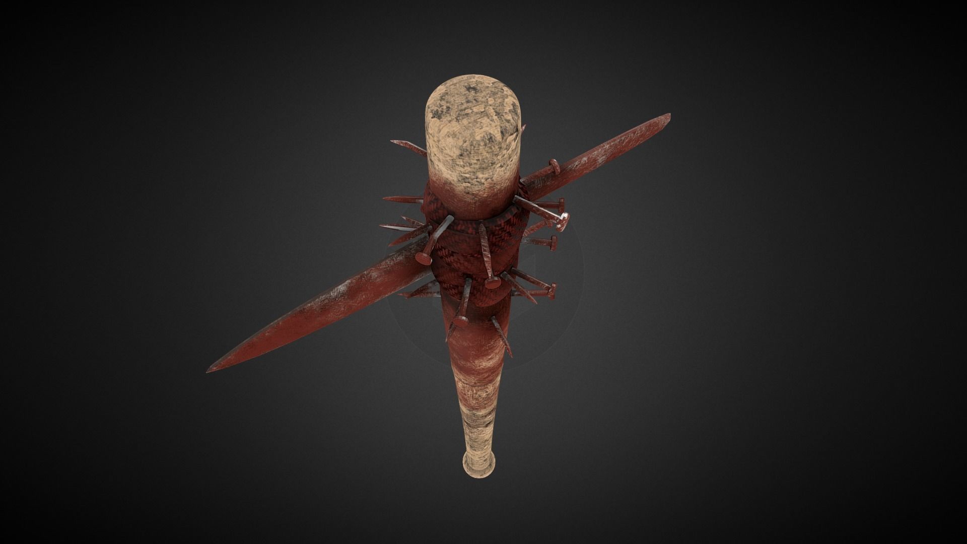 Upgraded bit Low-poly 3D model_2