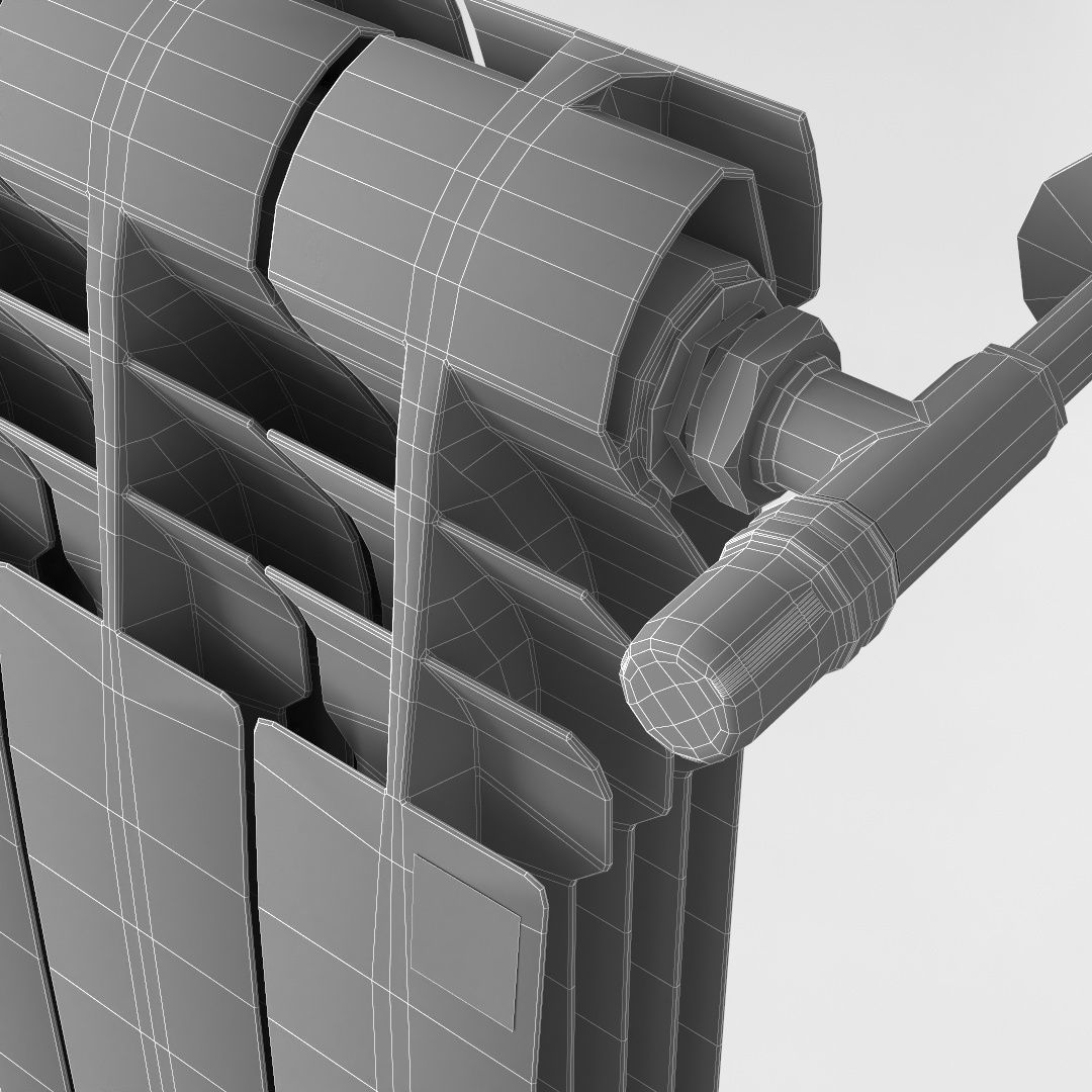 Heating radiator BiLiner Noir Sable 3D model_6