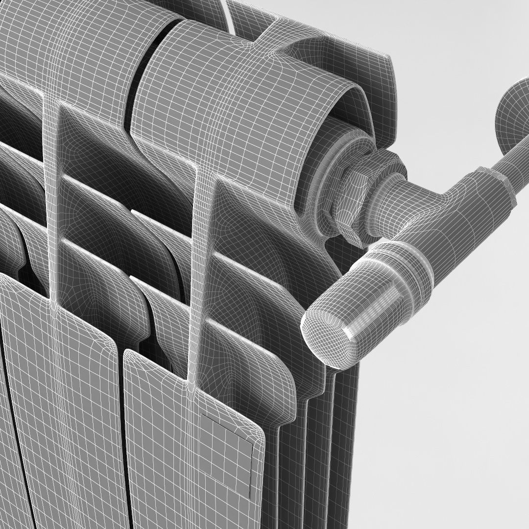 Heating radiator BiLiner Noir Sable 3D model_7