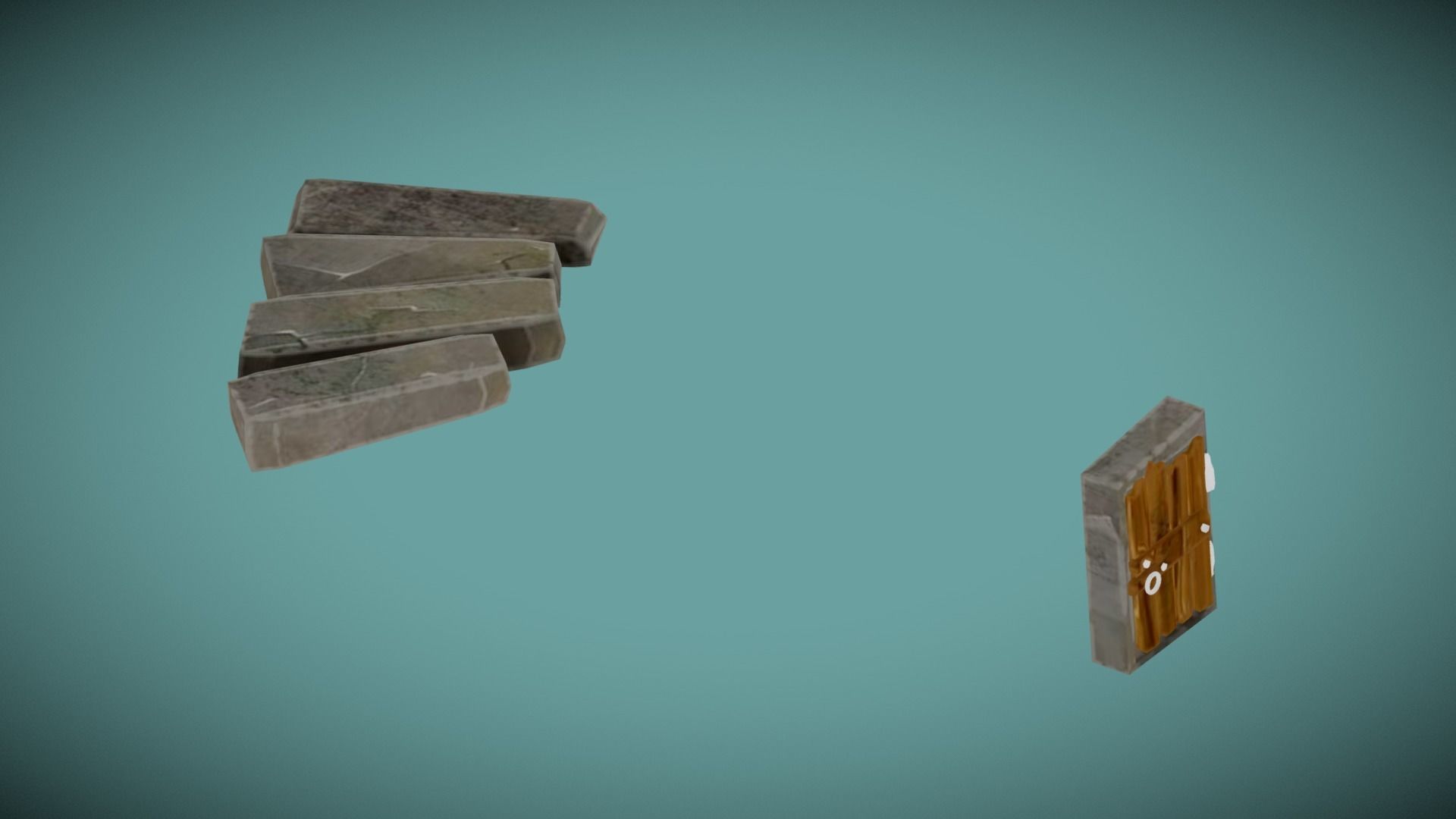 Village Stuff Pack Low-poly 3D model_3