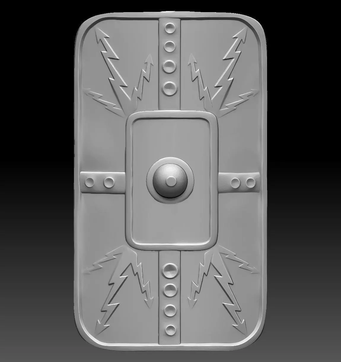 Escudo romano Free 3D print model