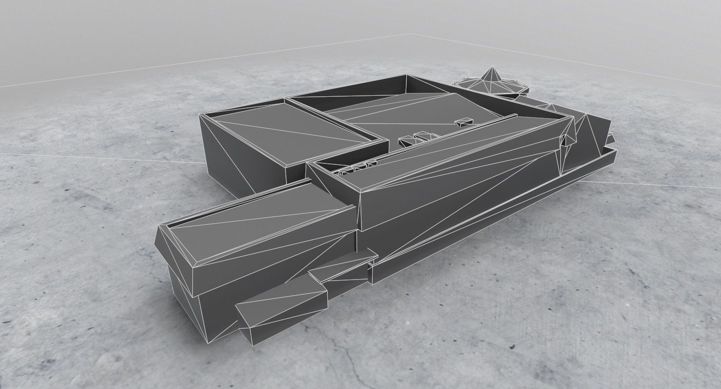 LXGB Building 1 Low-poly 3D model_9