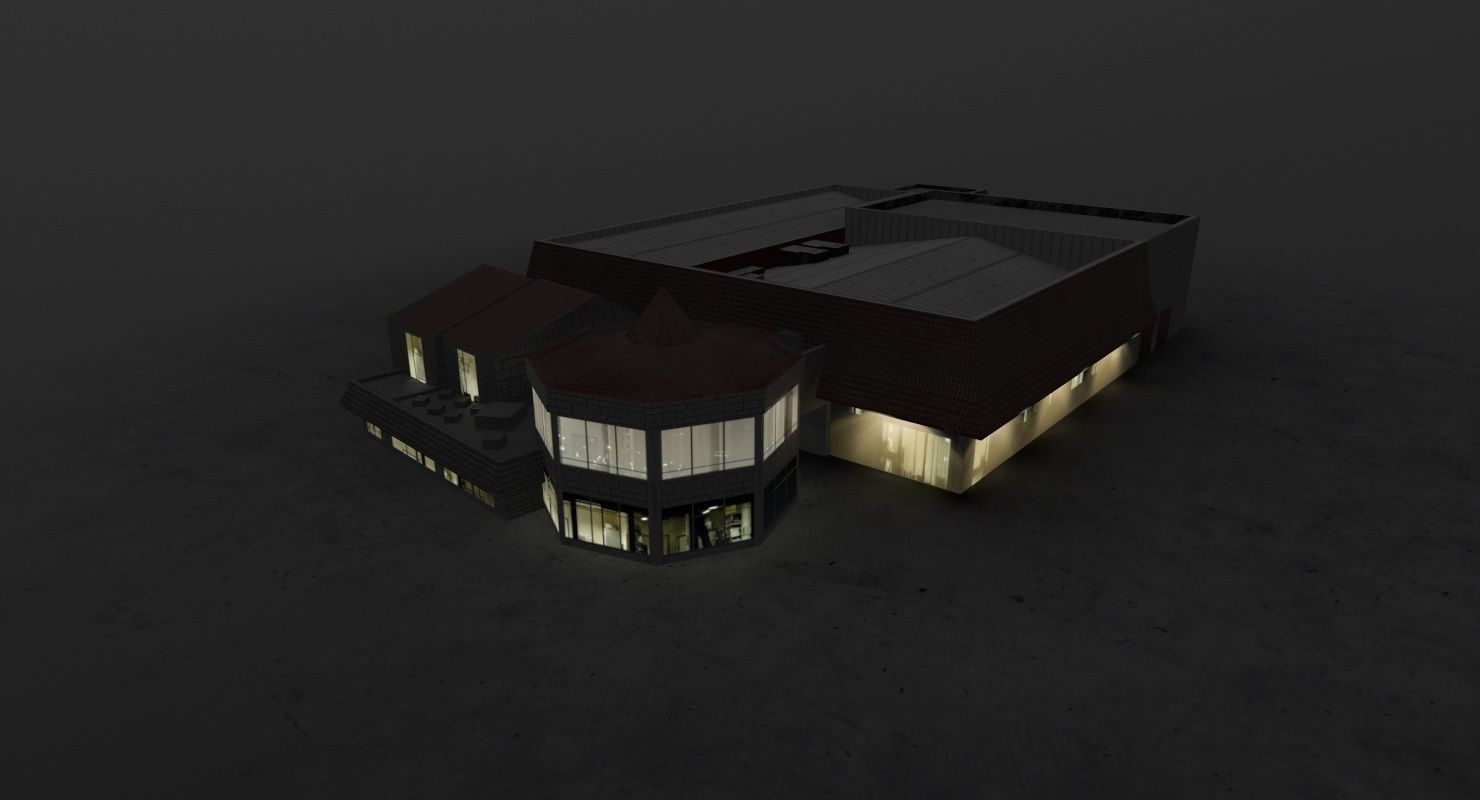 LXGB Building 1 Low-poly 3D model_5