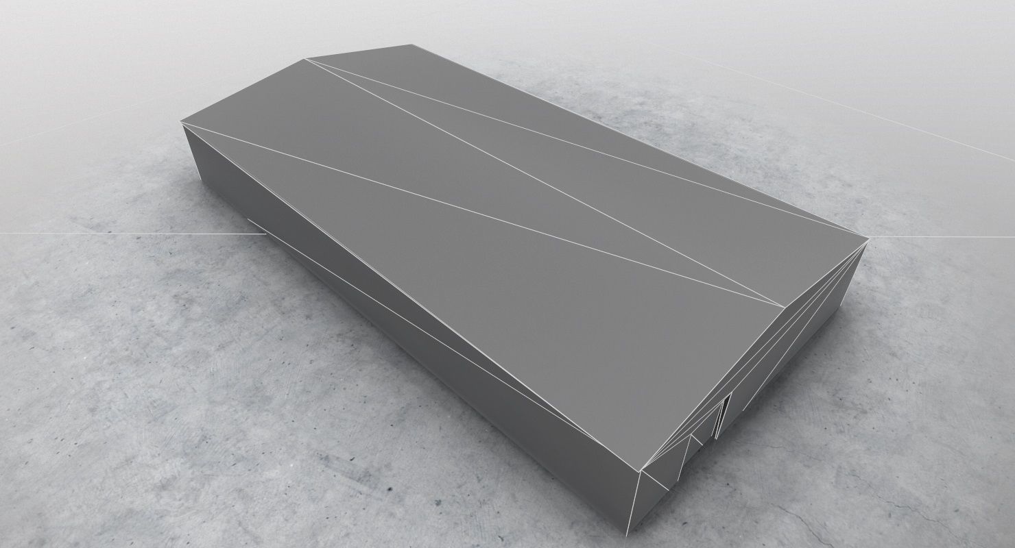 LXGB Hangar 1 Low-poly 3D model_9
