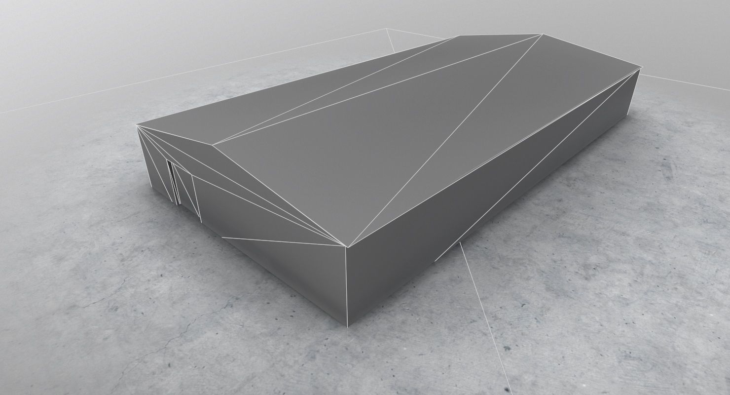 LXGB Hangar 1 Low-poly 3D model_6