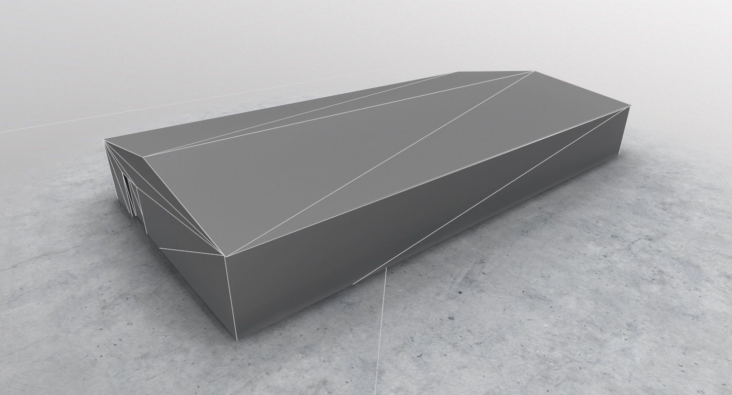 LXGB Hangar 1 Low-poly 3D model_8