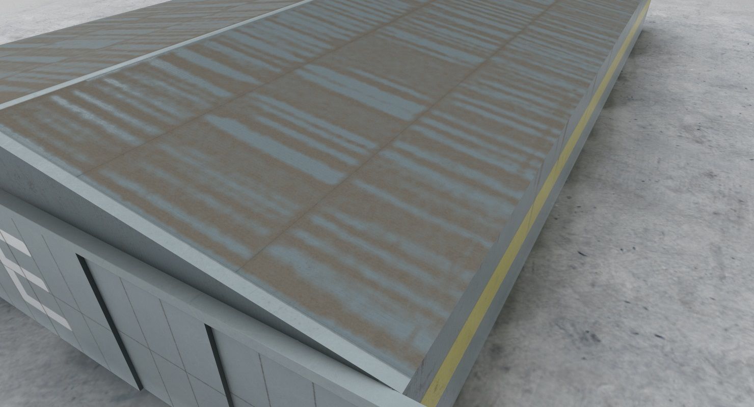 LXGB Hangar 2 Low-poly 3D model_2