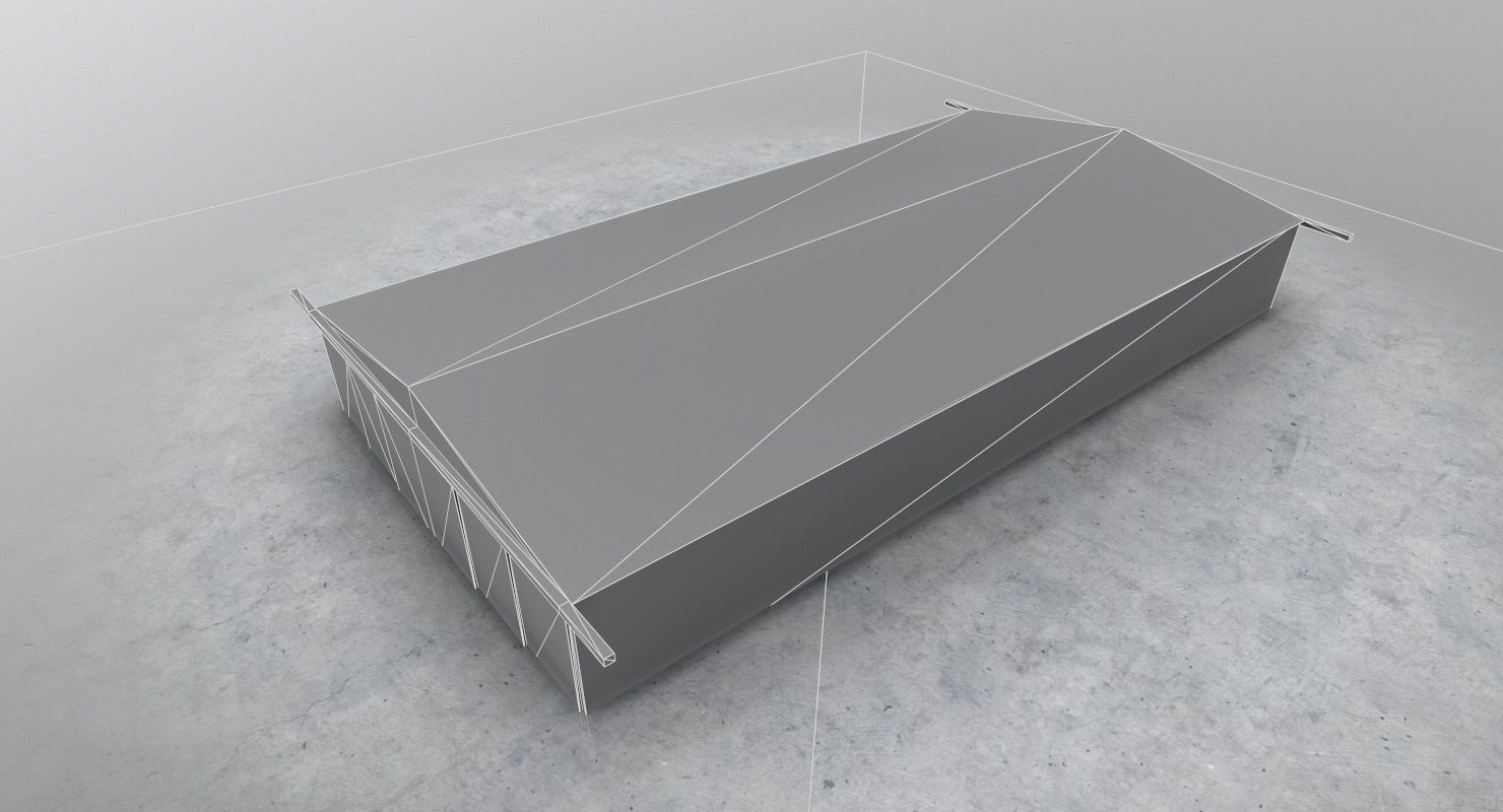 LXGB Hangar 2 Low-poly 3D model_7