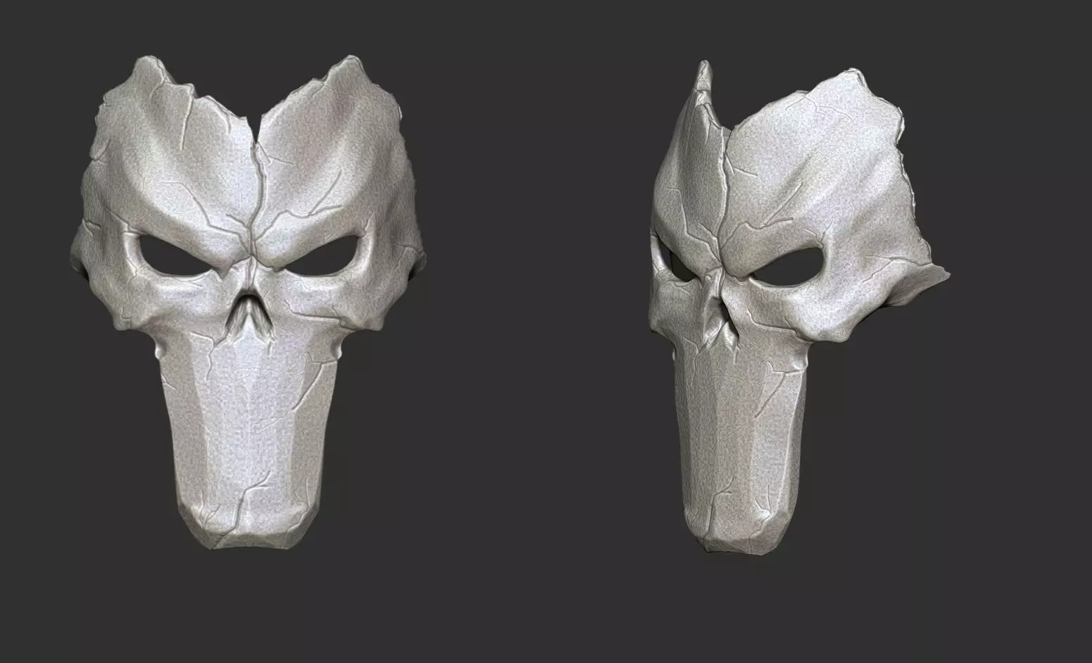 Darksiders Death mask 3D model 3D printable | CGTrader, image size:1551x942