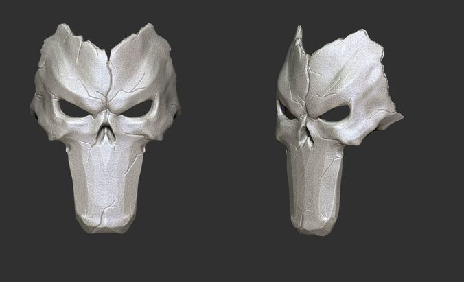 Darksiders Death mask 3D print model