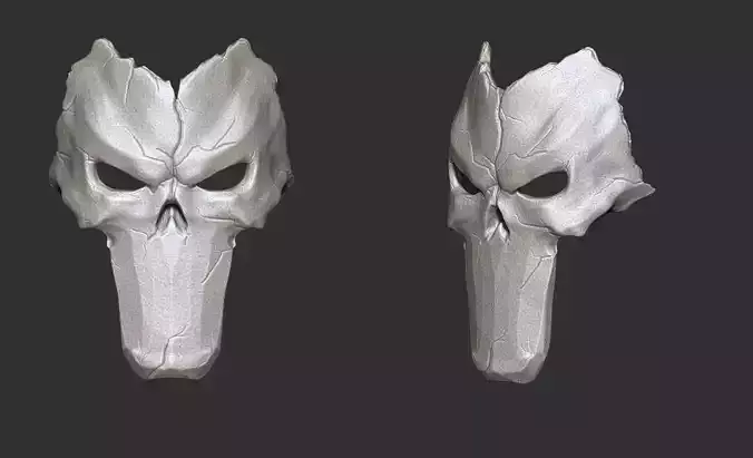 Darksiders Death mask 3D print model