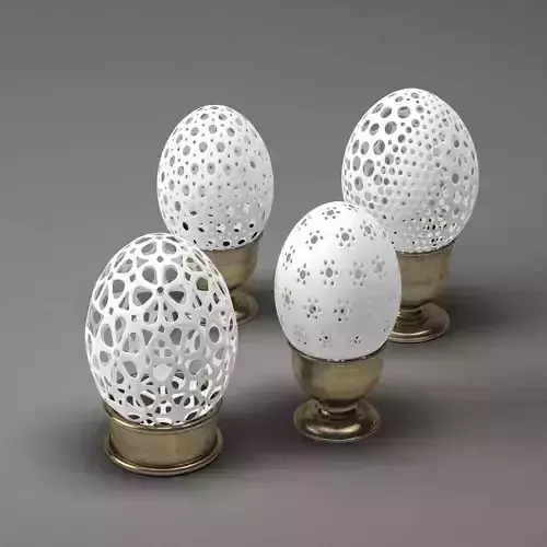 Decor Eggs 3D 3D model