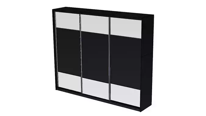 Closet Room Low poly 3D VR AR 3D model