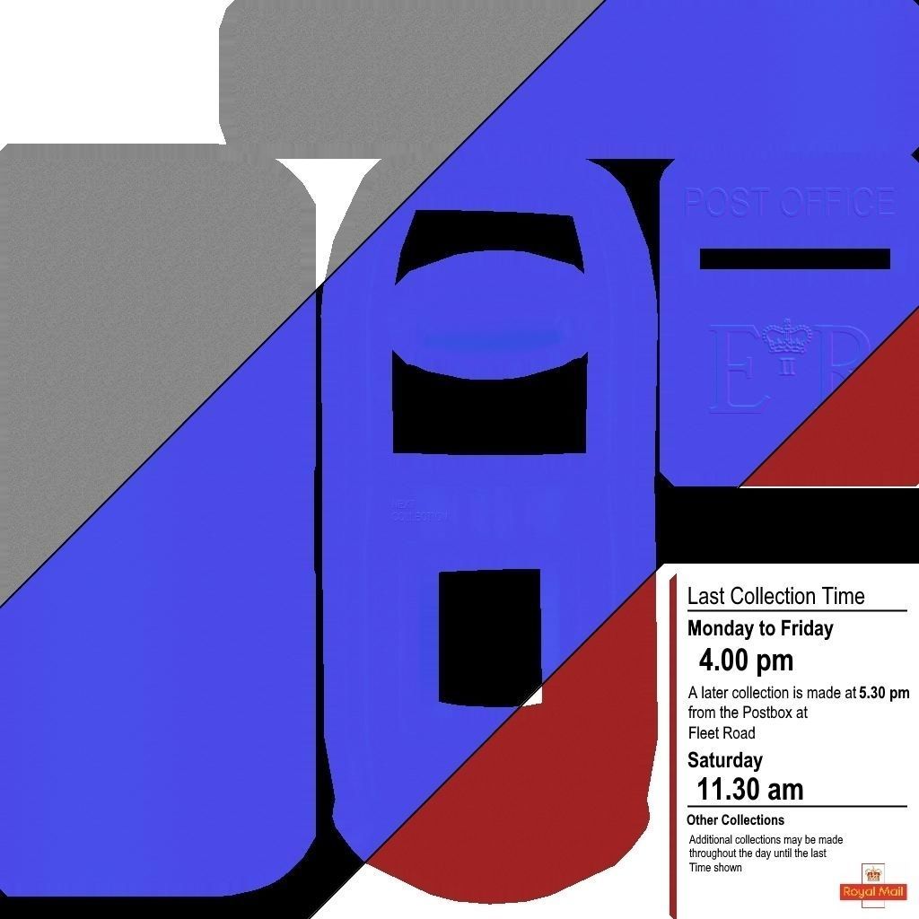 British Mail Box - Low Poly PBR Low-poly 3D model_11