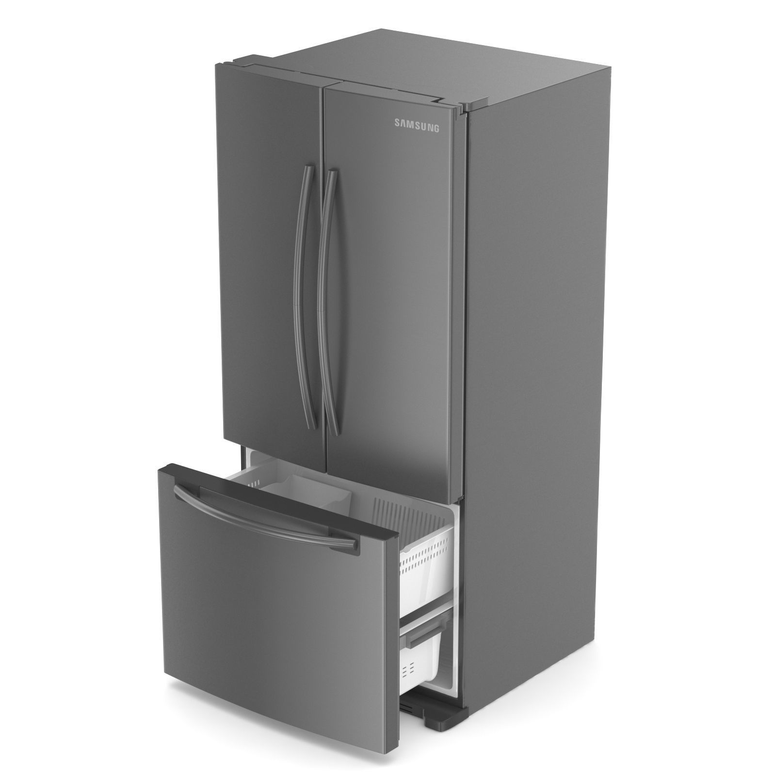 Samsung 20 cu ft Refrigerator 3D model_4